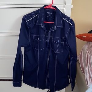 NEW Guess Men’s Slim Fit Button Down Shirt